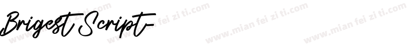 Brigest Script字体转换